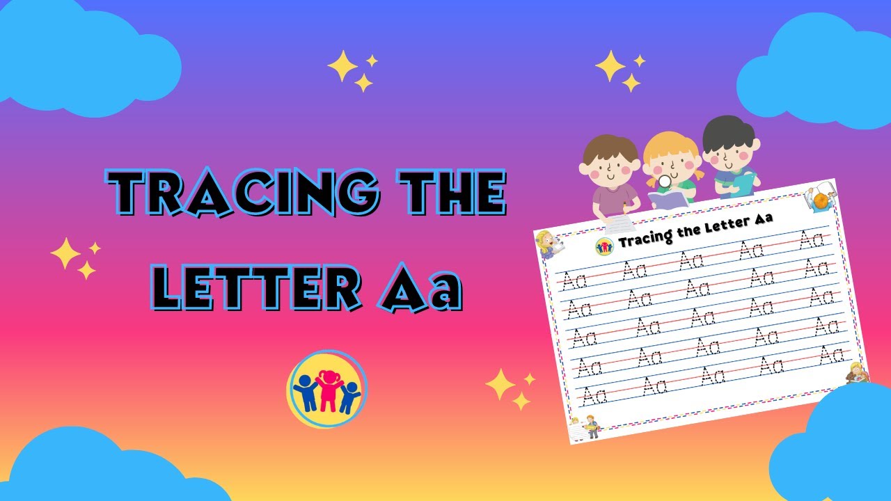 Tracing Letter Aa | How To Trace The Letter Aa | Free PDF Printable Worksheet