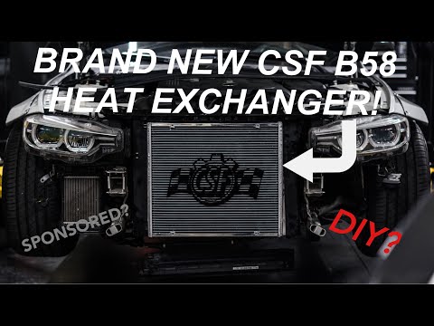 MY BRAND NEW CSF B58 HIGH-PERFROMANCE HEAT EXCHANGER ! (NEW SPONSORSHIP)