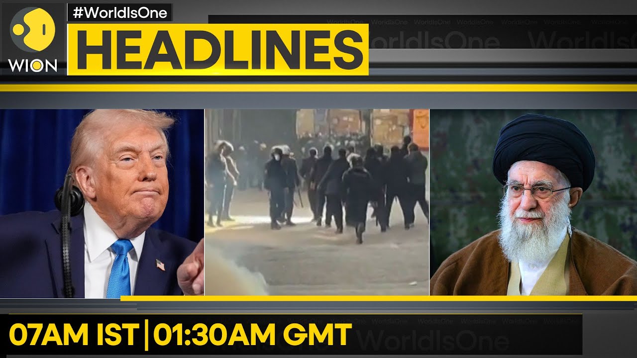 Iran Protests: Trump Issues Warning, 'Will Hit Hard' | WION Headlines
