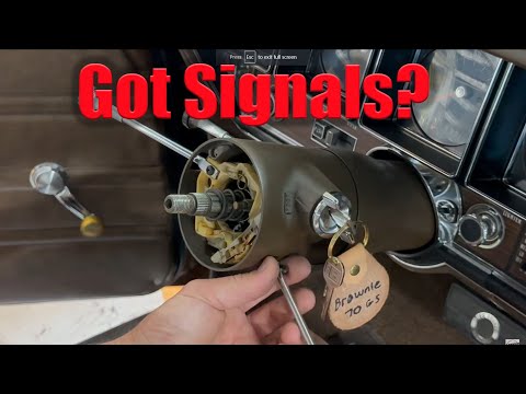 1970 Buick GS Turn Signal Switch Replacement, etc...