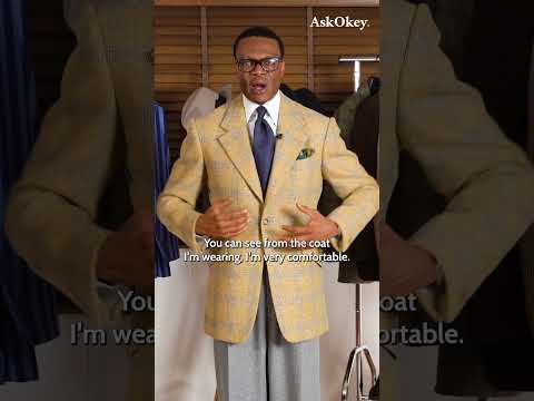 How to Achieve a Coat Fit and Comfort | The AskOkey Coat #shorts