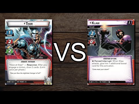 Thor vs. Klaw - Marvel Champions the Card Game