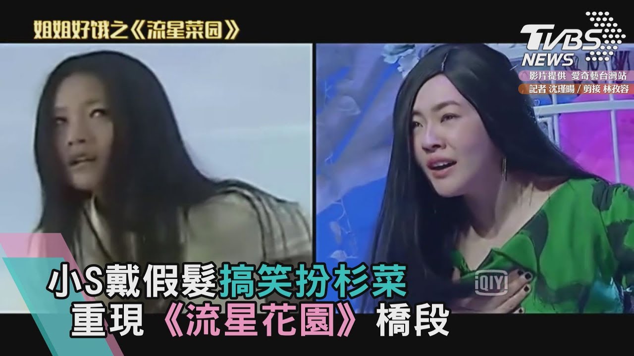 小S戴假髮搞笑扮杉菜 重現《流星花園》橋段