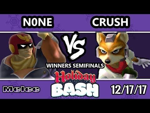 Holiday Bash SSBM - ALG | n0ne (Captain Falcon) VS EGTV | Crush (Fox) - Melee WSF