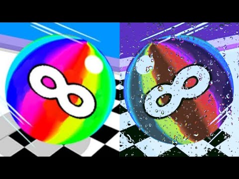 2048 | Ball Run Infinity vs REVERSE [MULTI- Effects] - iOS Android all levels gameplay #cutiepie22yt