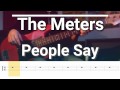 The Meters - People Say [TABS] bass cover 🎸