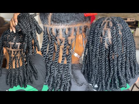 How To: Invisible Locs with Knots 🔥