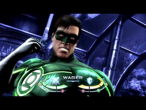 Injustice: Gods Among Us : Green Latern & John Stewart Unique Clash Battle Dialogues