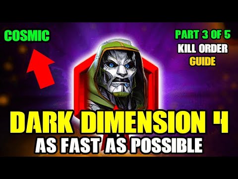 DARK DIMENSION 4 AS FAST AS POSSIBLE | KILL ORDER GUIDE | PART 3 - COSMIC | MSF