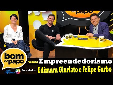 Programa Bom de Papo - 16/10/2018 - Edimara Giuriato e Felipe Garbo