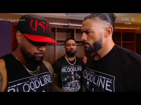 Roman Reigns confronta a Jimmy Uso en Backstage - WWE Smackdown 05/11/2021 (En Español)