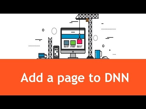 DNN Tutorials - How to add a new page in DNN