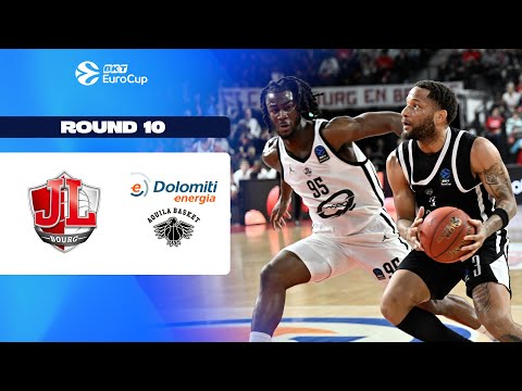 Cosea JL Bourg-en-Bresse - Dolomiti Energia Trento | Round 10 | EuroCup Basketball 2025-26