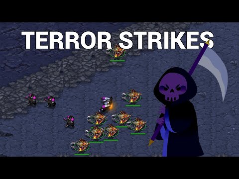 StarCraft 1: MARINES VS DRONES - TerrOr vs Sziky Part 2 | RISS