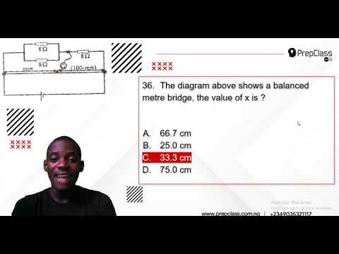 Jamb Physics 2010 no 36-40