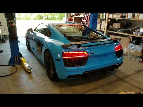 2017 R8 cold start after quicksilver catback exhaust installation