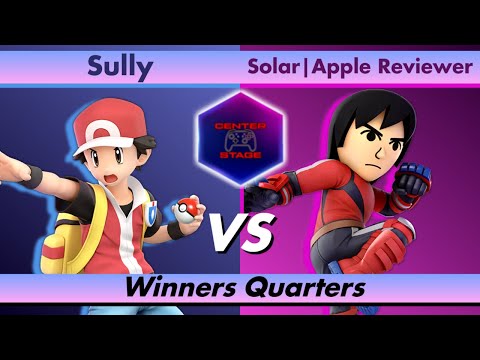 Center Stage #23 - Sully (Pokemon Trainer) vs Solar Apple Reviewer (Mii Brawler) - Smash Ultimate