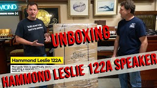 Video thumbnail for New Hammond Leslie 122A Speaker Unboxing by Jim Huss, Keyboard Exchange International