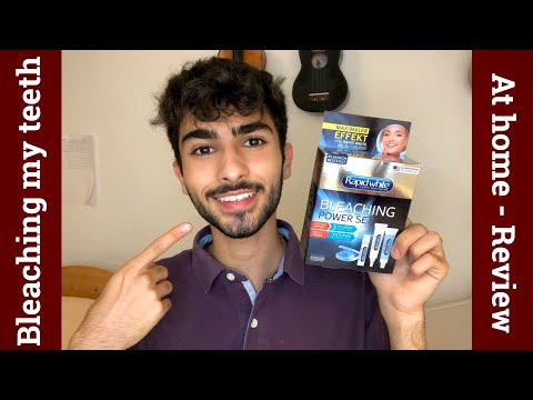 Bleaching my teeth at home | Rapidwhite Power Bleaching set Review