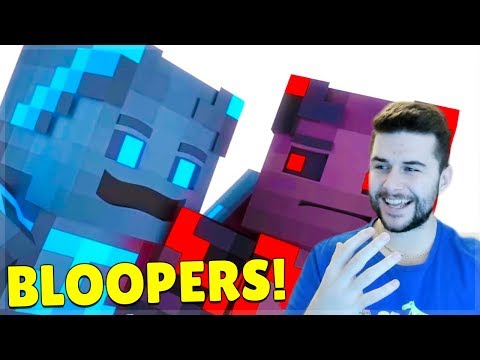 REACTING TO FUNNY SONGS OF WAR BLOOPERS MOMENTS Minecraft Animations (EP6-10)
