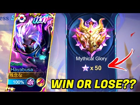 MY LAST HAYABUSA MATCH TO REACH MYTHICAL GLORY!!