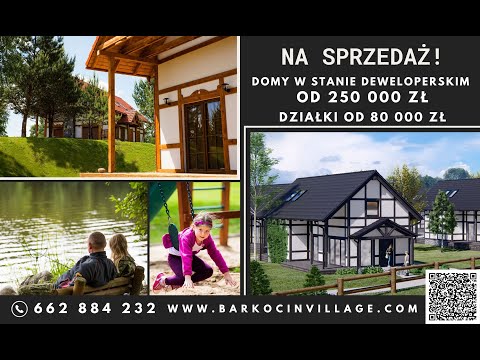 New house for sale in Barkocin Village, Poland - ”Malynowy Chrusniak” - Kaszubska Ostoja.