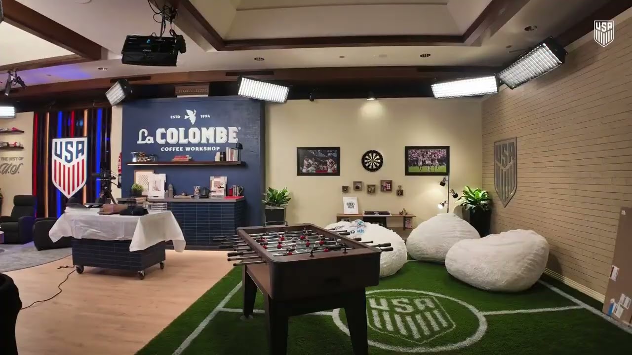 Behind the scenes of Stars & Stripes House being built! | Presented by La Colombe