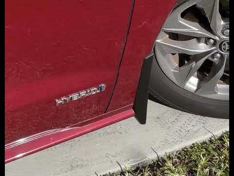 Mudguard install on 2021 Toyota Sienna XLE - PK389-08M00-TP