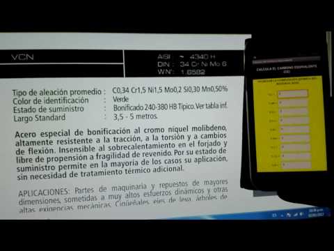 % Carbono Equivalente Video