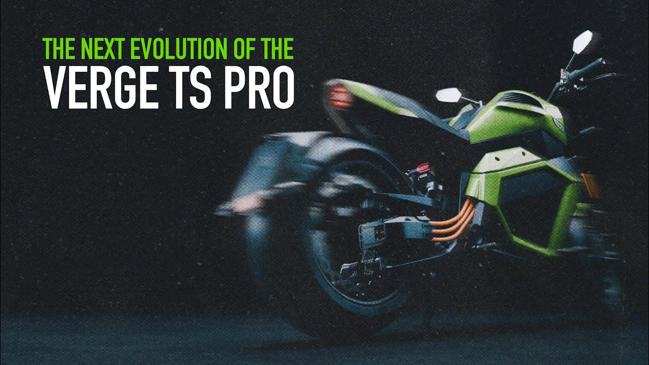 Verge TS Pro Gen 2 electric motorcycle with hubless rim motor design