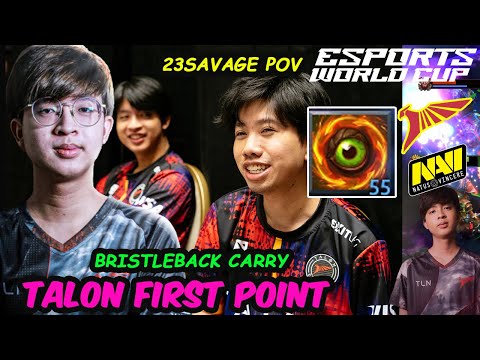 First Point !! 23savage [Bristleback] Carry FLIPSTER Talon vs Navi Esports World Cup 2025 Game 2