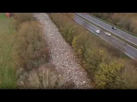 Hundreds of tons of waste dumped in southern England spark ‘ecological disaster’ warning