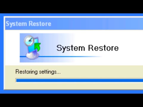 Using System Restore on Windows XP!