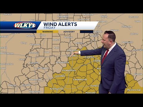 Dangerous winds, along with strong to severe storms Friday
