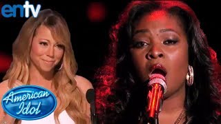 Candice Glover Gets Glitter Bombed By Mariah Carey, Top 6 - AMERICAN IDOL SEASON 12