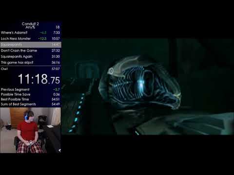 Conduit 2 - Any% in 54:40 (Current World Record)
