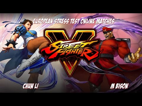 SFV beta best online matches - Chun Li vs M Bison - Euro stress test