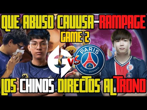 Evil Geniuses vs PSG.LGD [GAME 2] PERO QUE ABUSO AL DREAM TEAM -  RIYADH MASTERS