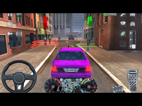 City Taxi Sim 3D - Realistic Car Driving Games Android iOS Gameplay #66