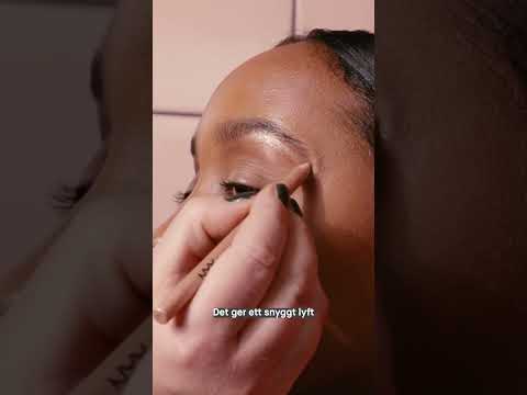 Vår makeupartist Karin visar hur du ger ögonbrynen ett lyft