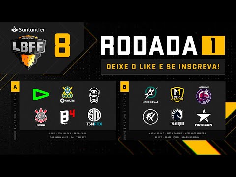 LBFF 8 - Rodada 01 - Grupos A e B | Free Fire