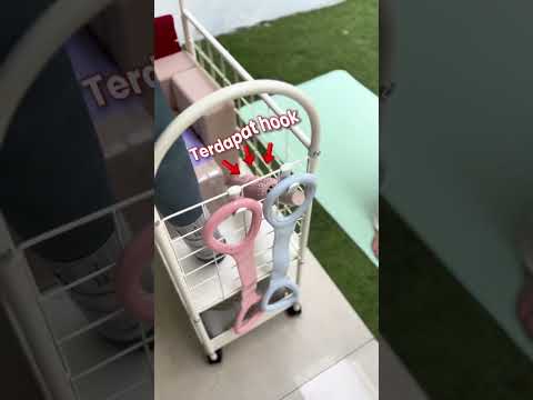 Gambar Stora Yuka Rak Troli 2 Tingkat - Putih
