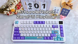ThundeRobot  Zero75  Tri-mode mechanical keyboard Unboxing#unboxing  #keyboard