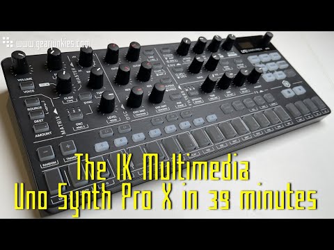 IK Multimedia Uno Synth Pro X in 39 minutes