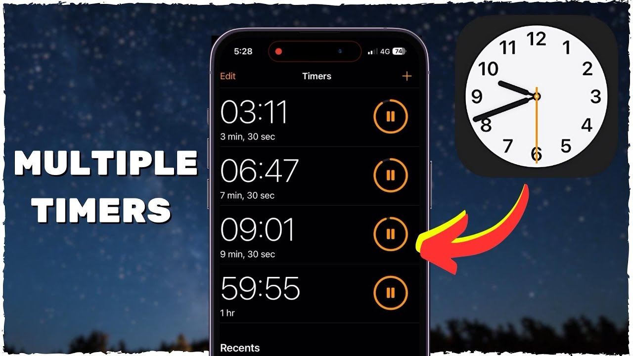 How To Set Multiple Timers On iPhone