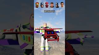 Carros de Super Héroes vs Buzz Lightyear #beamng #beamngdrive #game #juego #carros