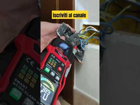 Cerca Fase, funzione NVC con pinza amperometrica KC602 Kaiweets #elettricista