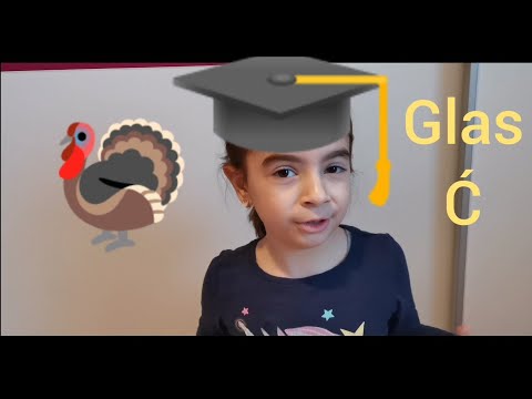 Učimo glas (slovo) Ć, Glas (slovo) Ć