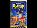 Opening To Oliver Company VHS 1996