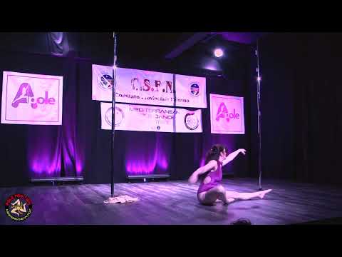 3°classificata over 40 emerg 2 Tania vichi. campionato regione sicilia pole dance csen 2022